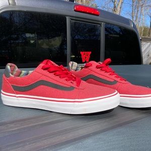 Vans Ortholite Deluxe Comfort Red & Black shoes